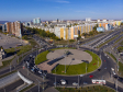 Самара с высоты 2019. Московское шоссе и Памятник "Самолёт-штурмовик Ил-2"
