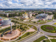 Almetyevsk-city from a height. Соборная площадь