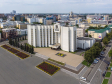 Саранск - столица Республики Мордовия с высоты.. Дом Республики