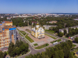 Саранск - столица Республики Мордовия с высоты.. Пересечение улиц Марины Расковой и Ульянова
