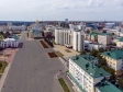 Saransk-city from a height. Улица Советская. Дом Республики.