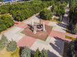 Тольятти с высоты (2021). Мемориал в Парке Победы в честь 40-летия Победы в Великой Отечественной войне