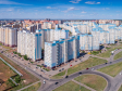 Orenburg-city from a height. 20-й микрорайон Оренбурга на пересечении улиц Транспортной и Гаранькина