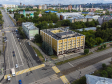 Izhevsk-city from a height. Первомайский районный суд на пересечении улиц Удмуртской и Ленина