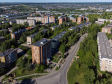 Votkinsk-city from a height. Улица Королева