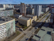 Пороховые - густонаселённый округ Санкт-Петербурга. Вид на улицу Ленскую. На переднем плане Городская поликлиника №120