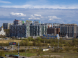 Невский район Санкт-Петербурга с высоты. Бонус! Вид на город Кудрово из окон домов микрорайона Оккервиль Санкт-Петербурга.