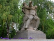 Мамаев курган. Скульптура "Раненый командир не покидает поля боя".