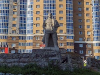 Саранск, улица Волгоградская. памятник Емельяну Пугачеву