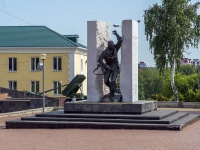 Саранск, улица Советская. памятник воинам-интернационалистам