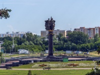 Saransk, st Krasnaya. fountain
