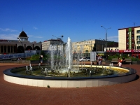 喀山市, Privokzalnaya square, 喷泉 