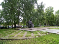 Kazan, monument Б. УрманчеBolshaya Krasnaya st, monument Б. Урманче