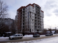 Kazan, st Khadi Taktash, house 51/1. building under construction