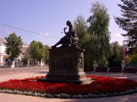 Kazan, monument Г.Р.ДержавинуGorky st, monument Г.Р.Державину