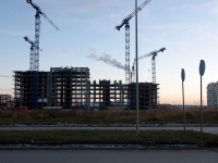 Kazan, building under construction жилой дом, Pobedy avenue, house 139/2