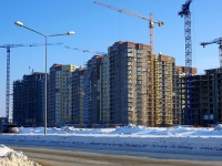 Kazan, building under construction жилой дом, Pobedy avenue, house 139/3