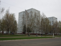 Нижнекамск, улица Бызова, дом 14. многоквартирный дом
