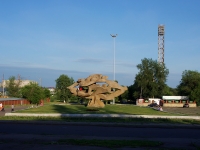 Naberezhnye Chelny, monument ФутболистамNaberezhnaya Gabdully Tukaya st, monument Футболистам