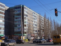Ufa, Yury Gagarin st, house 23. Apartment house with a store on the ground-floor