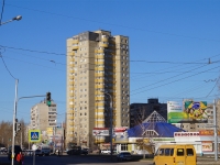 Ufa, st Yury Gagarin, house 33. Apartment house with a store on the ground-floor