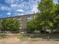 Oktyabrskiy, Geofizikov st, house 4. Apartment house