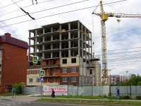 Чебоксары, улица Юрия Гагарина, дом 39 к.2. строящееся здание