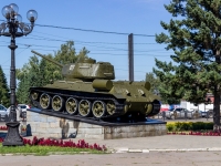 Barnaul, monument Танк Т-34Pobedy square, monument Танк Т-34
