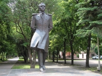 Stavropol, 纪念碑 М.Ю. ЛермонтовуLenin square, 纪念碑 М.Ю. Лермонтову