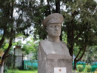 Stavropol, monument И.А. БурмистровуRepin st, monument И.А. Бурмистрову