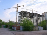 Astrakhan, Studencheskaya st, house 7 к.1. building under construction