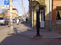 Астрахань, улица Кирова. памятный знак 1 км