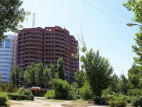 Astrakhan, Pobedy blvd, house 2/2. building under construction