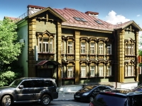 Vladimir, st Vokzalny spusk, house 1. Apartment house with a store on the ground-floor