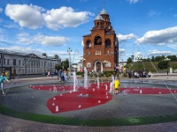 Владимир, улица Дворянская. фонтан на Театральной площади