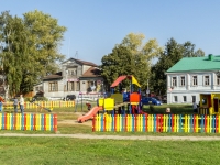Suzdal, Torgovaya square, children's playground 