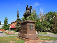 Volgograd, monument Князю Засекину Lenin avenue, monument Князю Засекину 