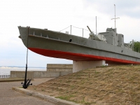 Volgograd, 纪念碑 катер БК-13Naberezhnaya 62 Armii st, 纪念碑 катер БК-13