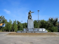 Volgograd, square Dzerzhinsky. monument