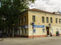 Калуга, улица Достоевского, дом 43. жилой дом с магазином