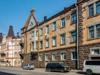 Vyborg, Vyborgskaya st, house 1. Apartment house