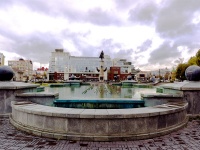 Липецк, площадь Петра Великого. фонтан Светомузыкальный фонтан