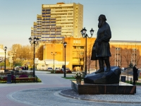 Podolsk, monument Льву ТолстомуKirov st, monument Льву Толстому