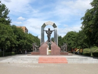 Voskresensk, sculpture Воскресший Христос50 let Leninskogo Komsomola blvd, sculpture Воскресший Христос
