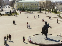 Dmitrov, monument Юрию ДолгорукомуSovetskaya square, monument Юрию Долгорукому