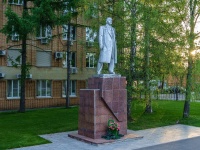 Можайск, улица Московская. памятник В.И. Ленину