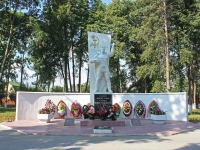 Электроугли, улица Октябрьская. памятник погибшим воинам Великой Отечественной войны