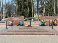 улица Советская (р.п. Тучково). мемориал Аллея памяти