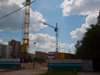 Novosibirsk, st Trolleynaya, house 12. building under construction