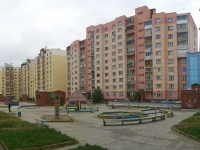Новосибирск, Горский микрорайон, дом 42. жилой дом с магазином